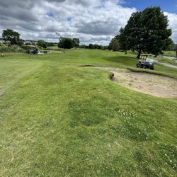 Look how it's poorly maintained, and same exact hole we were accused of parking the green on.