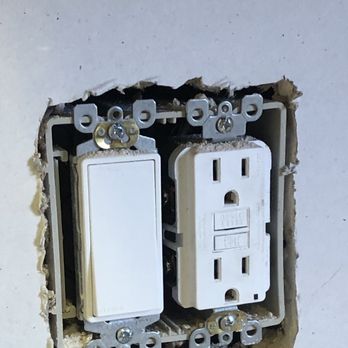 Lee Smith - Drywall Doctor - Spent hours whittling around the outlet boxes resulting in too large an opening. - Drywall Installation & Repair Near Me Lee Smith - Drywall Doctor - Spent hours whittling around the outlet boxes resulting in too large an opening. - Drywall Installation & Repair Near Me