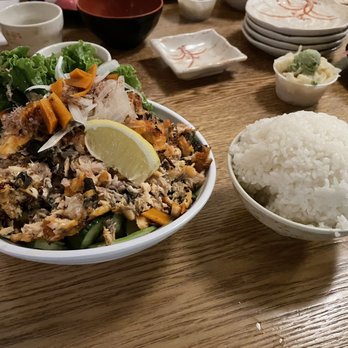 Taiko - Salmon Skin Salad - Japanese Near Me - Irvine, California Taiko - Salmon Skin Salad - Japanese Near Me - Irvine, California