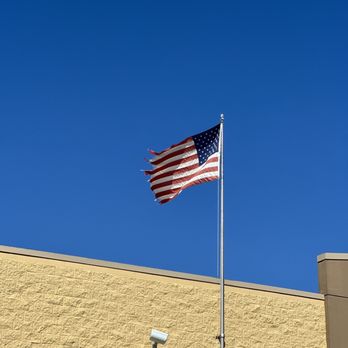 Walmart Supercenter - Torn US flag - Grocery Near Me - Barstow, California Walmart Supercenter - Torn US flag - Grocery Near Me - Barstow, California