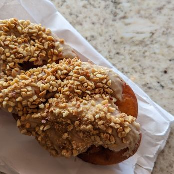 DJ’s Bakery - Peanut maple glaze twist - Donuts Near Me - Ann Arbor, Michigan
