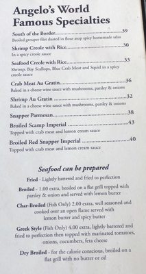 Menu photo 6 Angelo's Seafood Restaurant Panacea, FL Menu photo 6 Angelo's Seafood Restaurant Panacea, FL