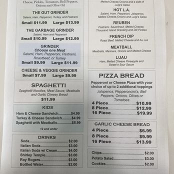Luigi's - Menu - Italian Near Me - Coos Bay, Oregon Luigi's - Menu - Italian Near Me - Coos Bay, Oregon