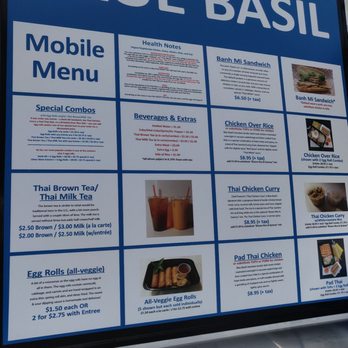 Blue Basil - Menu - Food Trucks Near Me