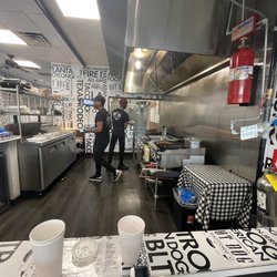 The Original Hotdog Factory - Village Shoppes at Simonton - The cooking area