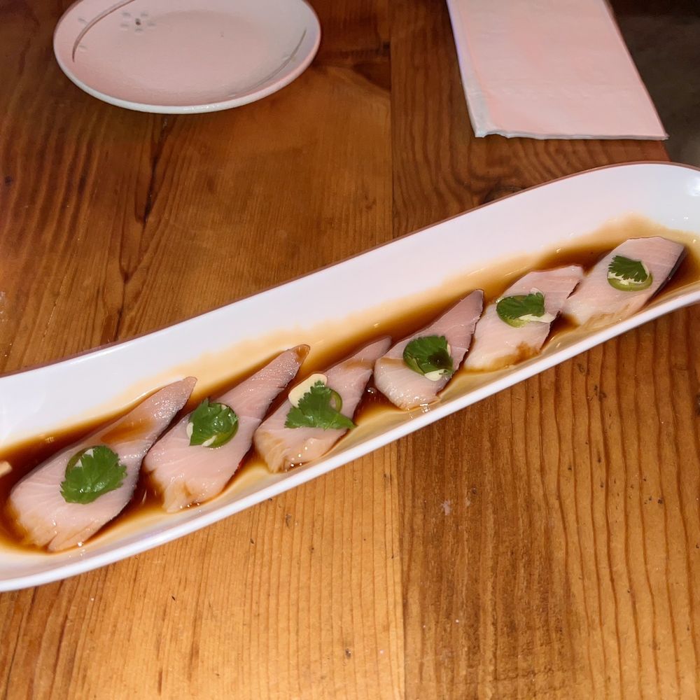 Kinda Izakaya - Yellow Tail Carpaccio - Tapas/Small Plates Near Me - Berkeley, California Kinda Izakaya - Yellow Tail Carpaccio - Tapas/Small Plates Near Me - Berkeley, California