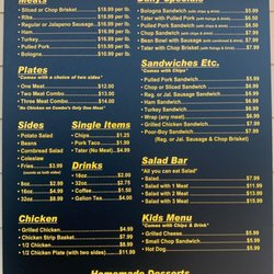 R&R BBQ - Menu 5/14/2022