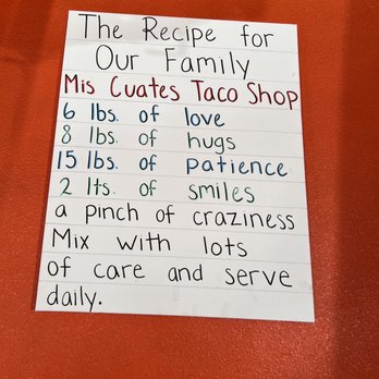 Mis Cuates Taco Shop - the recipe for the recipe - Mexican Near Me - Pala, California