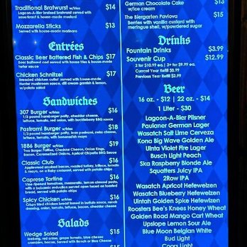 Lagoon Biergarten - Menu and prices - German Near Me - Farmington, Utah