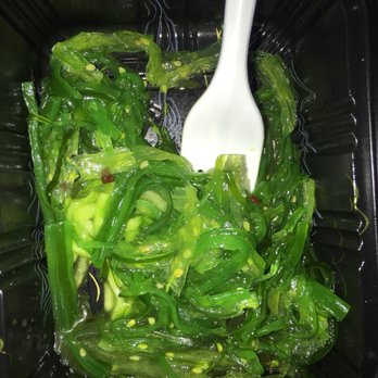 Shogun Japan - Look to your left at the light green "seaweed " which wasn't seaweed at all. - Japanese Near Me - Hollis, New York Shogun Japan - Look to your left at the light green "seaweed " which wasn't seaweed at all. - Japanese Near Me - Hollis, New York