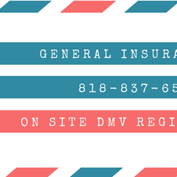 General Insurance - On site Dmv Registration Service