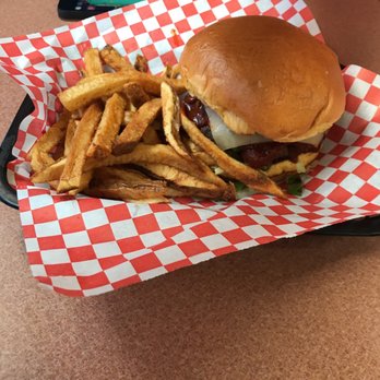 Little Bitty Burger Barn - This is definitely the hottest burger in town. However they have meet the first person that was able to eat the whole thing. - Burgers Near Me - Houston, Texas