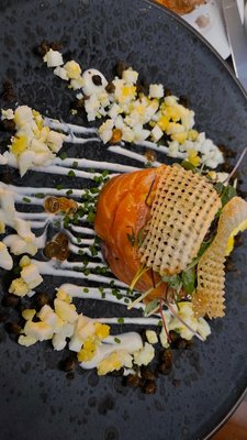 Photo of Chapeau - San Francisco, CA, US. Trio of salmon