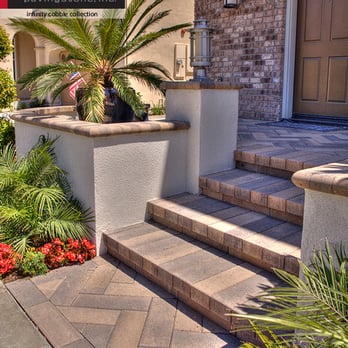 Olsen Pavingstone - The latest craze in design is a chevron pattern, shown here in Infinity Plank Timber Top Hazelnut by Savannascapes - Building Supplies Near Me - San Juan Capistrano, California Olsen Pavingstone - The latest craze in design is a chevron pattern, shown here in Infinity Plank Timber Top Hazelnut by Savannascapes - Building Supplies Near Me - San Juan Capistrano, California