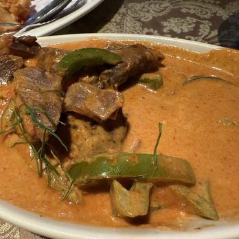 The Original Khun Dang Thai Restaurant - Beef Stew Pa Nang (made extra spicy) - Thai Near Me - Van Nuys, California