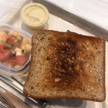 Mendocino Farms - Not so fried chicken on their gluten free bread - Salad Near Me - Houston, Texas Mendocino Farms - Not so fried chicken on their gluten free bread - Salad Near Me - Houston, Texas