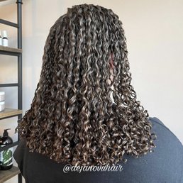 My hair Immediately after my haircut by Deja. My hair Immediately after my haircut by Deja.