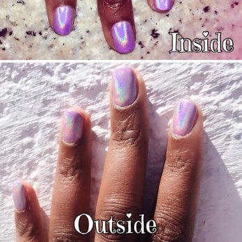 Sunset Nails - My "Jem and The Holograms" mani...pic does NOT do it justice! - Nail Salons Near Me - San Francisco, California Sunset Nails - My "Jem and The Holograms" mani...pic does NOT do it justice! - Nail Salons Near Me - San Francisco, California