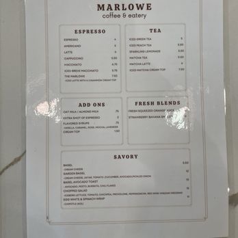 Marlowe Coffee & Eatery - Coffee & Tea Near Me - Los Angeles, California Marlowe Coffee & Eatery - Coffee & Tea Near Me - Los Angeles, California