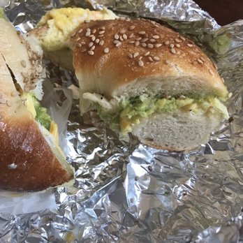 O'Bagel - Sesame bagel with egg cheese and avocado - Breakfast & Brunch Near Me - Hoboken, New Jersey O'Bagel - Sesame bagel with egg cheese and avocado - Breakfast & Brunch Near Me - Hoboken, New Jersey