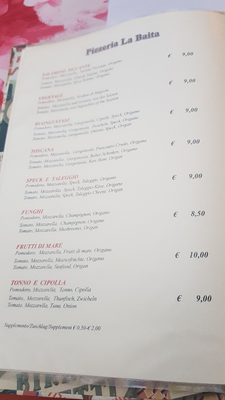 Menu photo 1 La Baita Tremosine, BS