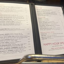 Drinks Menu Drinks Menu