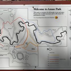 Aman Park - Park map