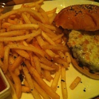 Pamplemousse Grille - Kobe burger with truffle fries - New American Near Me - Solana Beach, California Pamplemousse Grille - Kobe burger with truffle fries - New American Near Me - Solana Beach, California