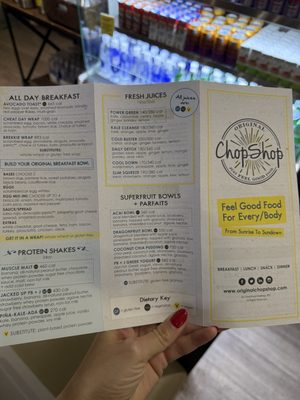 Menu photo 1 Original ChopShop Tempe, AZ Menu photo 1 Original ChopShop Tempe, AZ