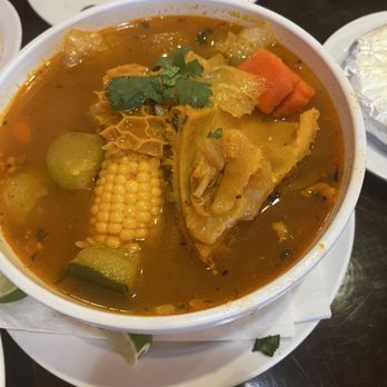 Pupusas Express - Mondongo (?) cow soup - Salvadoran Near Me - Manassas, Virginia Pupusas Express - Mondongo (?) cow soup - Salvadoran Near Me - Manassas, Virginia
