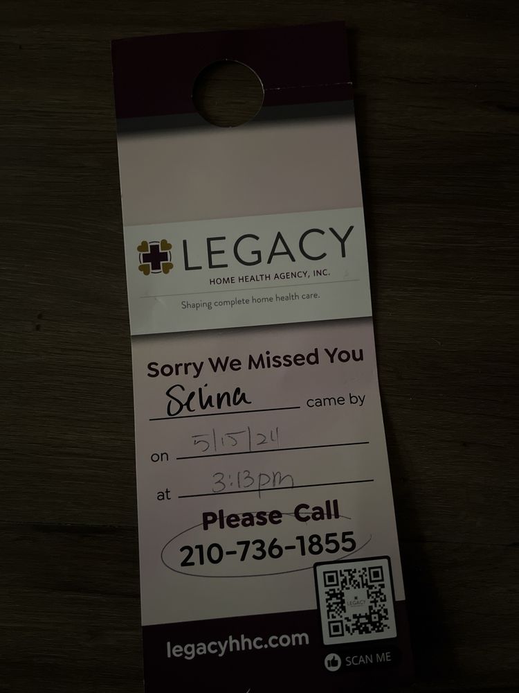 Legacy Home Health Agency - home care agency in San Antonio, TX