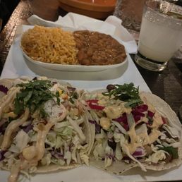 Serata Honey Shrimp Tacos