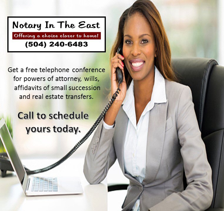 NOTARY IN THE EAST Updated July 2024 New Orleans, Louisiana