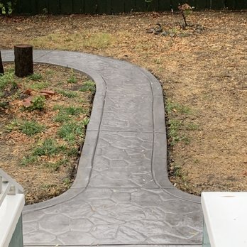 SL Concrete and Landscape - Front yard walkway - Masonry/Concrete Near Me