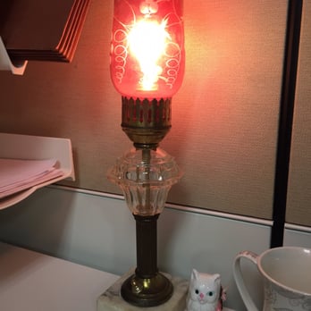The Lamp Shade - Wiring on this lamp was completely shot before The Lamp Shade repaired it - Home Decor Near Me - Columbus, Ohio
