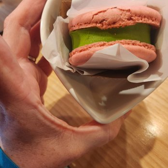 Tenji Ramen - Green tea macaron ice cream - Ramen Near Me - Murrieta, California Tenji Ramen - Green tea macaron ice cream - Ramen Near Me - Murrieta, California