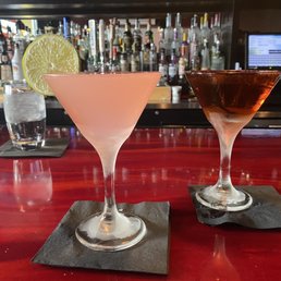 Grey Goose Cosmo & Woodford Reserve Manhattan Grey Goose Cosmo & Woodford Reserve Manhattan