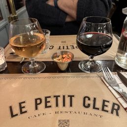 Healthy pours of wine