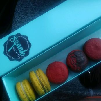 Swank Desserts - Macarons : Lemon Poppy seed, Chocolate Cherry Pop - Bakeries Near Me - Summerville, South Carolina Swank Desserts - Macarons : Lemon Poppy seed, Chocolate Cherry Pop - Bakeries Near Me - Summerville, South Carolina