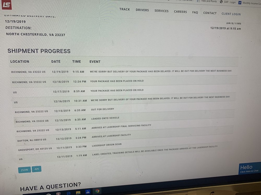 LASERSHIP 159 Reviews 4339 Carolina Ave Bldg E, Richmond, Virginia Couriers & Delivery