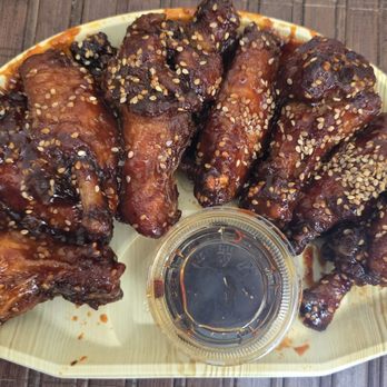 H Mart - Orlando - 8 piece pre-made spicy chicken wing - $10.99 - International Grocery Near Me - Pine Hills, Florida H Mart - Orlando - 8 piece pre-made spicy chicken wing - $10.99 - International Grocery Near Me - Pine Hills, Florida