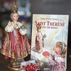 Always a treasure to find in the books and a perfect pairing with a beautiful rosary and statue.