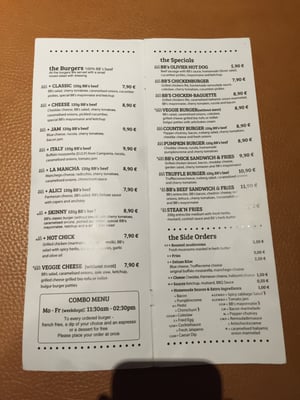 Menu photo 1 The Burger Bar Vienna, 9