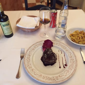 La Griglia - Fillet with some potatoes on the side - Italian Near Me - Verona, VR