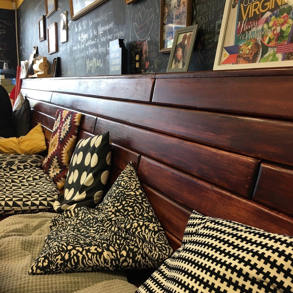 Maymar Filipino Restaurant - I absolutely love the seating - Filipino Near Me - Chesapeake, Virginia