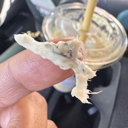 Malibu mango smoothie infused with paper