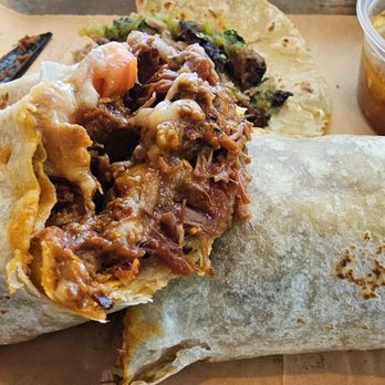 Caldwell County Mexi-Q - Birria Burrito (brisket) - Barbeque Near Me - Gilbert, Arizona
