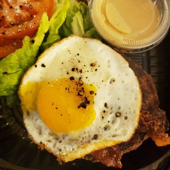 Doc B's Restaurant + Bar - Wedge burger with sauce on side - New American Near Me - Chicago, Illinois Doc B's Restaurant + Bar - Wedge burger with sauce on side - New American Near Me - Chicago, Illinois
