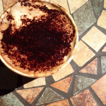 Little Cove Coffee Co - Cappuccino on an outside table - Restaurants Near Me - Noosaville, QLD