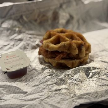 Chick-fil-A - Aug 2026- chicken waffle breakfast sandwich - Fast Food Near Me - Santa Clara, California